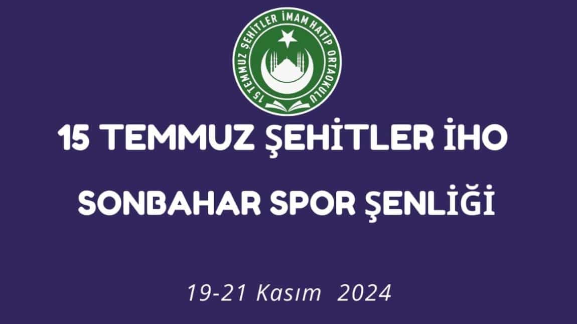 SONBAHAR SPOR ŞENLİĞİ BAŞLIYOR